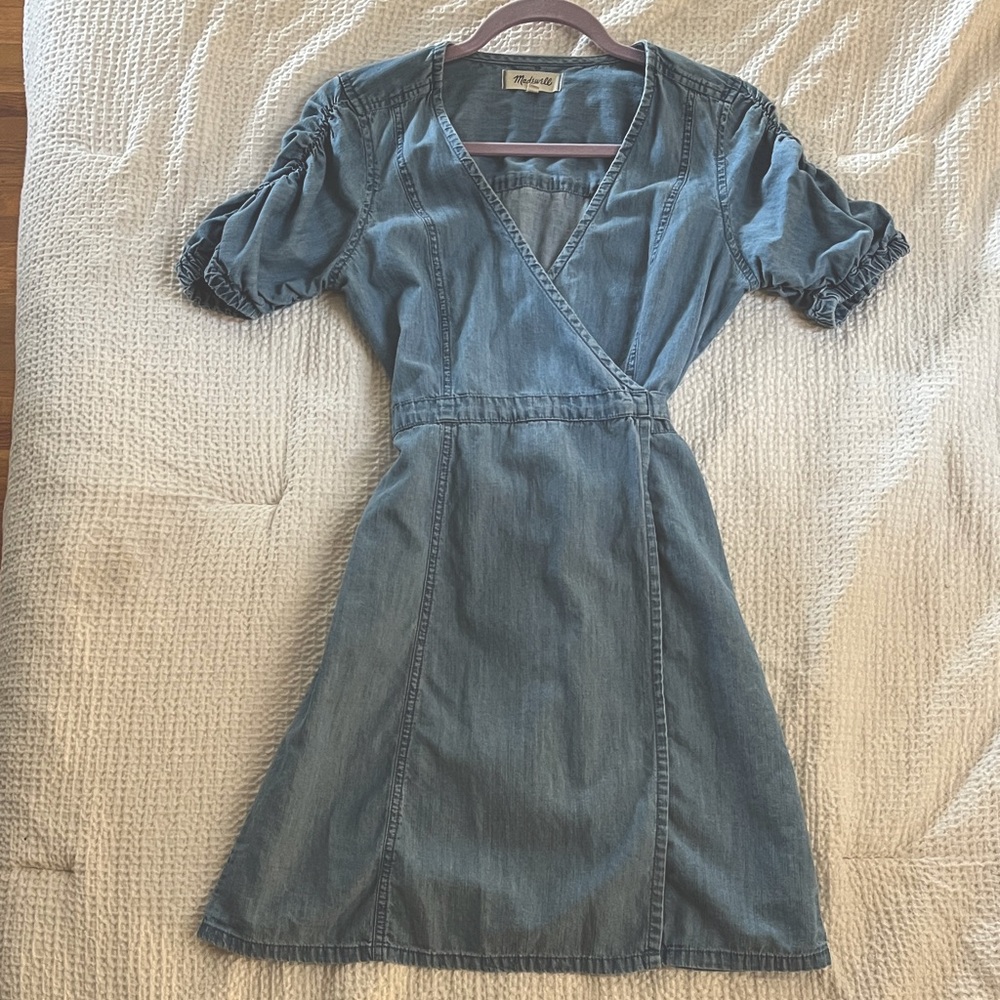 Madewell Blue/Chambray Denim Dress